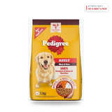 Pedigree Dry Dog Food Adult Meat & Rice - View 1 | Pet food Sri Lanka
