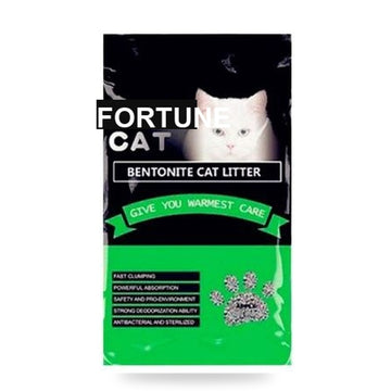 Fortune Cat Bentonite Cat Litter Lemon 10L - Tiger Cat Litter Lanka PVT ltd Pet Food Sri Lanka | PetFood4U
