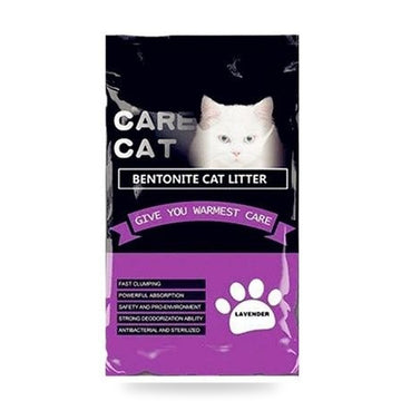 Care Cat Bentonite Cat Litter Lavender - Tiger Cat Litter Lanka PVT ltd Pet Food Sri Lanka | PetFood4U