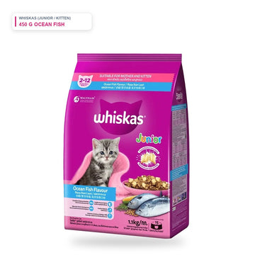 Whiskas Dry Cat Food Kitten Ocean FIsh 450g - Whiskas Pet Food Sri Lanka | PetFood4U